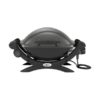 Weber Q 1400 sähkögrilli: 2,2 kW teho, valurautainen ritilä ja portaaton lämpötilan säätö. Täydellinen valinta parvekkeelle ja terassille.