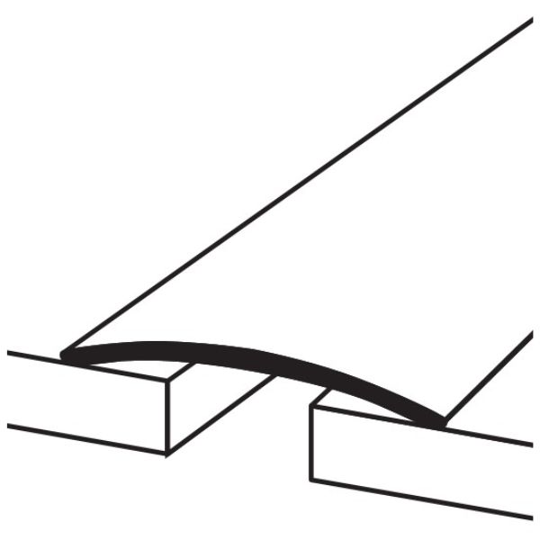 Anodisoitu auma/eritasolista 80 mm, soveltuu 0–24 mm korkoeroille. Nordic Grafiitti -sävy, liimakiinnitys, pituus 100 cm. Tuotekoodi 569411.