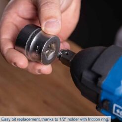 Scheppach mutterinväännin 1/2 tuuman neliökanta ja hylsyn pikakiinnitys
