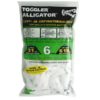 TOGGLER® ALLIGATOR AF6 6 mm ‑kiinnike – monikäyttöinen ja helppo ratkaisu kipsilevylle, betonille ja muihin materiaaleihin. Vahva pito sekä levy- että umpimateriaaleissa. Pakkauksessa 100 kpl. EAN: 6416781002302