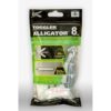 Toggler Alligator AF8-20 seinätulppa 8 mm – vahva kiinnike lähes kaikkiin seinämateriaaleihin, 20 kpl + 6×50 mm ruuvit. EAN 6416781003804.