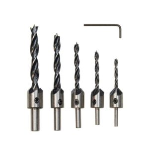 Tamoline senkkausteräsarja 5 kpl puulle