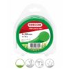 Vihreä Oregon-trimmerisiima 2,0 mm x 15 m – kestävä, rispaantumaton perussiima pihan ja puutarhan kevyempään trimmaamiseen. EAN 5400591067065.