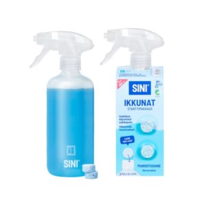 Sini Ikkuna Starttipakkaus – ekologinen ja tehokas ratkaisu ikkunoiden pesuun.