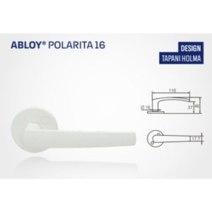 Sisäovenpainike Abloy Polarita 16001, valkoinen