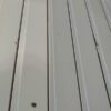Puhtaan valkoinen STV-sisäpaneeli 13x120x2370 mm II-laatu