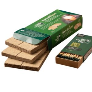Big Green Egg -sytytyspalat ovat luonnollinen ja tehokas tapa sytyttää hiilet nopeasti ja turvallisesti. Ne sopivat täydellisesti kaikkiin Big Green Egg -grilleihin.
