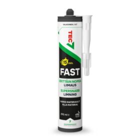 Tec7 Fast liimamassa 290 ml valkoinen patruuna.