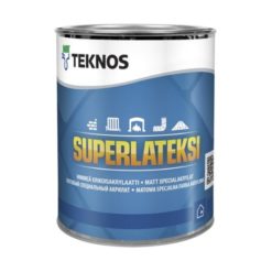 Teknos Superlateksi Sisämaali 0,9L Valkoinen PM1 Sävytettvä PM3