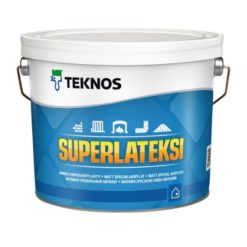 Teknos Superlateksi Sisämaali 2,7L Valkoinen PM1
