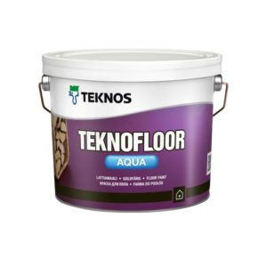 Teknos Teknofloor Aqua PM1 2,7 L puolikiiltävä vesiohenteinen lattiamaali