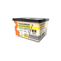 Terassiruuvi A2 4,8x75mm 250kpl Ruskea