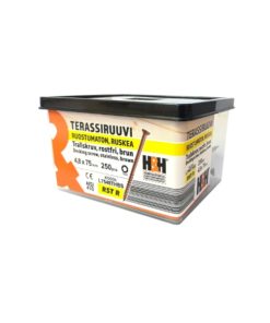 Terassiruuvi A2 4,8x75mm 250kpl Ruskea
