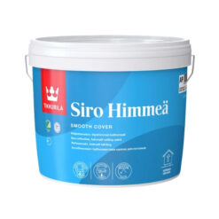 Tikkurila Siro Himmeä AP 2,7 l on täyshimmeä vesiohenteinen kattomaali kuiviin sisätiloihin. Tasainen, heijastamaton pinta, M1-luokitus ja Joutsenmerkki.