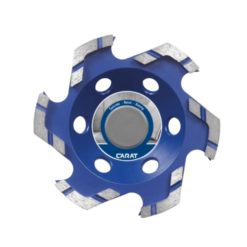 Timanttikuppilaikka Carat Star CUBG Ø180 mm – betonin, graniitin ja tasoitteiden nopeaan hiontaan, tähtimuotoilu takaa tehokkaan pölynpoiston. EAN:8714452032374