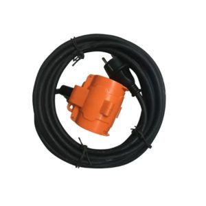 Ulkojatkojohto 2-osainen 10 m IP44 Opal musta