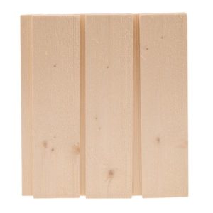 Hienosahattu puuvalmis ulkoverhouslauta jonka profiili on UTS 10mm saumavälillä. 3055
