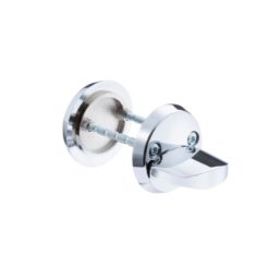 Abloy vääntönuppi ja peitekilpi – kirkaskromi, parveke-/terassioviin, EAN 6416495310007