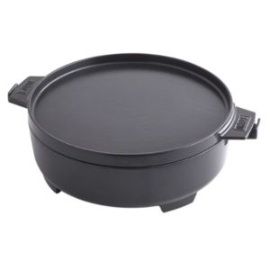 Weber Dutch Oven 2in1 valurautapata ja parila – monipuolinen ruoanlaittoon grillissä ja keittiössä