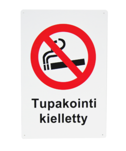 Varoitusmerkki Tupakointi Kielletty