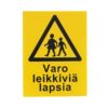Varoitusmerkki Varo Leikkiviä Lapsia