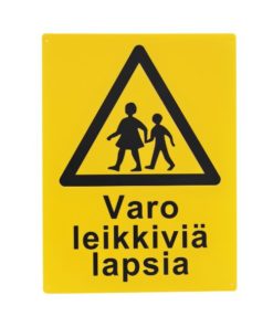 Varoitusmerkki Varo Leikkiviä Lapsia