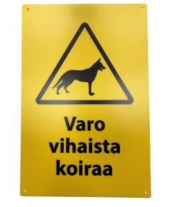Varoitusmerkki Varo Vihaista Koiraa