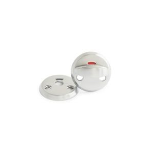 Wc-vääntönuppi Torino Harjattu kromi, Habo A262