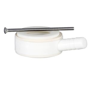 Viemäröintirengas tiskialtaalle – laajentaa poistoveden kulkuaukkoa, sisältää haponkestävän M6×90-ruuvin, tiivisteet sekä tiskipöytäversion osat. EAN 6415859750640, LVI 5975064.