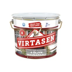Virtasen 4 Öljyn Ikkunamaali Valkoinen A+A, 2,7L