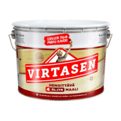 Saariston vaativissa olosuhteissa jo vuosikymmeniä testattu Virtasen 4 öljyn maali on hengittävä ja ekologinen valinta ulkomaalaukseen. Luonnonöljypohjainen maali on helppo maalata, eikä valu.