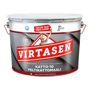 Virtasen Katto-10 Peltikattomaali grafiitinharmaa 10L