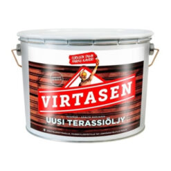 Virtasen terassiöljy sopii erinomaisesti kaikille puuterasseille olivatpa ne uusia taikka aiemmin puunsuoja-aineilla käsiteltyjä.