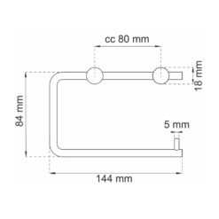Wc-paperiteline RST Habo 1368