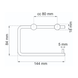 Wc-paperiteline RST Habo 1368