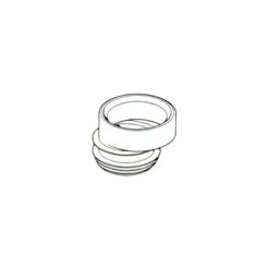Tuumakas WC-mansetti 25 mm siirrolla – elastinen liitos 110 mm putkeen, helpottaa WC-istuimen asennusta. EAN 6415856884546, LVI 5688454.