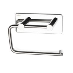 Habo Angle WC-paperiteline, kiillotettu ruostumaton teräs, itsekiinnittyvä, ulkonema 43 mm
