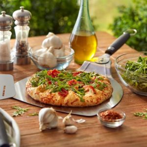 Weber Original pizzalasta – ruostumaton, kokoontaitettava pizzalasta grilliin