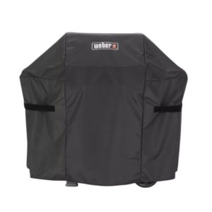 Weber Spirit II 200 Premium suojapeite musta, grillin päällä