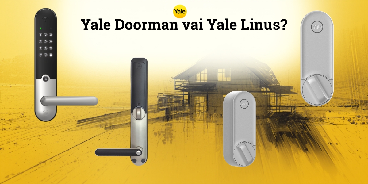 Yale Doorman L3 ja Yale Linus L2 vertailu älylukon valintaan