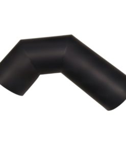 Narvi yhdyshormi Ø119/123 x 90° musta, laipalla