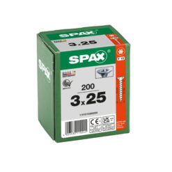 Yleisruuvi uppokanta 3,0x25mm 200kpl SPAX