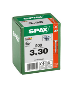 Yleisruuvi uppokanta 3,0x30mm 200kpl SPAX