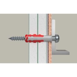 Fischer DuoSeal S 6x38 mm yleistulppa kosteisiin tiloihin