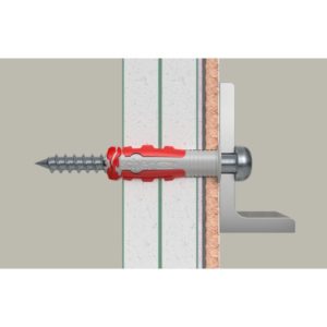 Fischer DuoSeal S 6x38 mm yleistulppa kosteisiin tiloihin