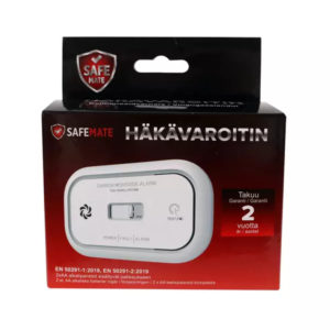 Häkävaroitin näytöllä SafeMate