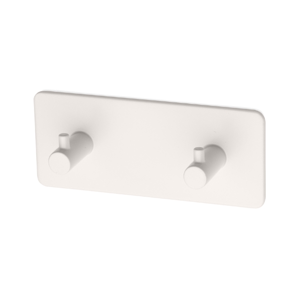 Naulakko 2-koukkua valkoinen Habo Flair