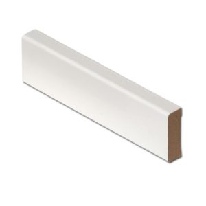 Peitelista MDF 12x42 valkoinen