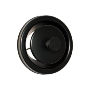 Poistoventtiili KSOA-S 100mm Sauna, musta