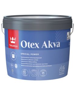 Tikkurila Otex Akva Tartuntapohjamaali Valkoinen A 2,7L